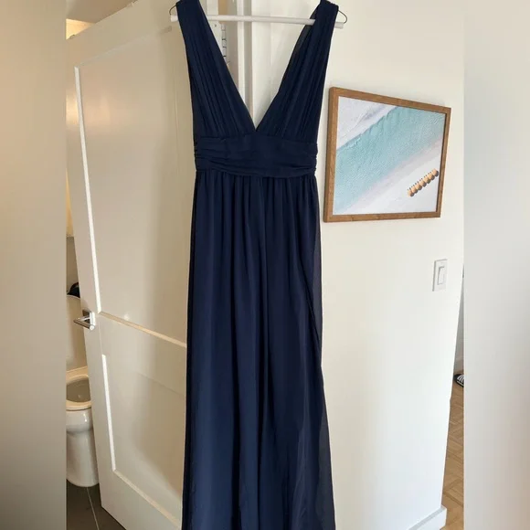 Heavenly Hues Navy Blue Maxi Dress